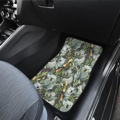 Koala Pattern Design Print Car Floor Mats
