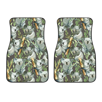 Koala Pattern Design Print Car Floor Mats