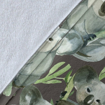 Koala Pattern Design Print Fleece Blanket