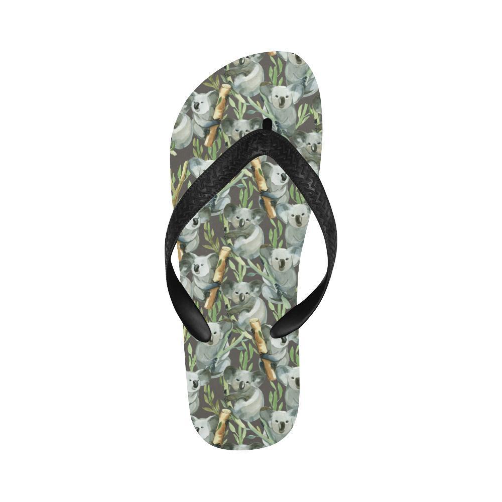 Koala Pattern Design Print Flip Flops-JTAMIGO.COM