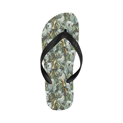 Koala Pattern Design Print Flip Flops-JTAMIGO.COM