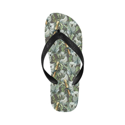 Koala Pattern Design Print Flip Flops-JTAMIGO.COM