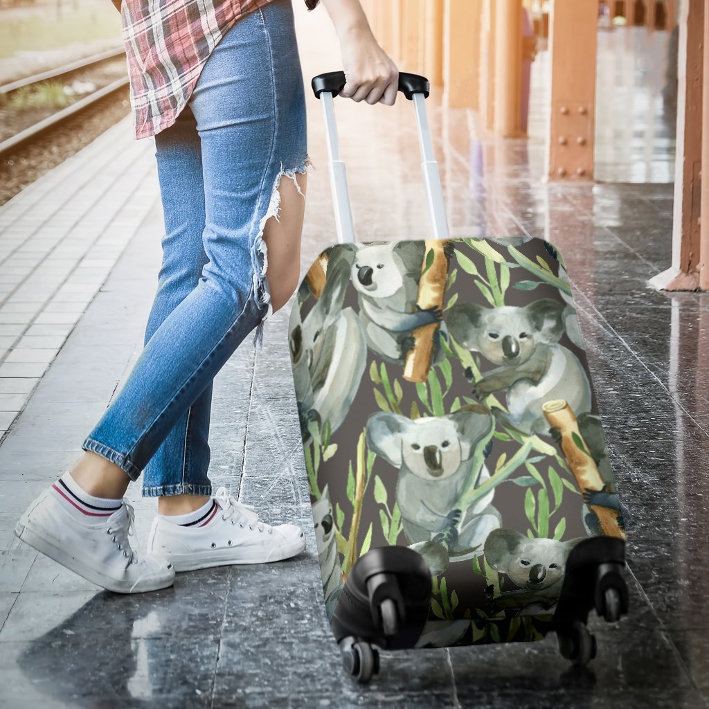 Koala Pattern Design Print Luggage Cover Protector