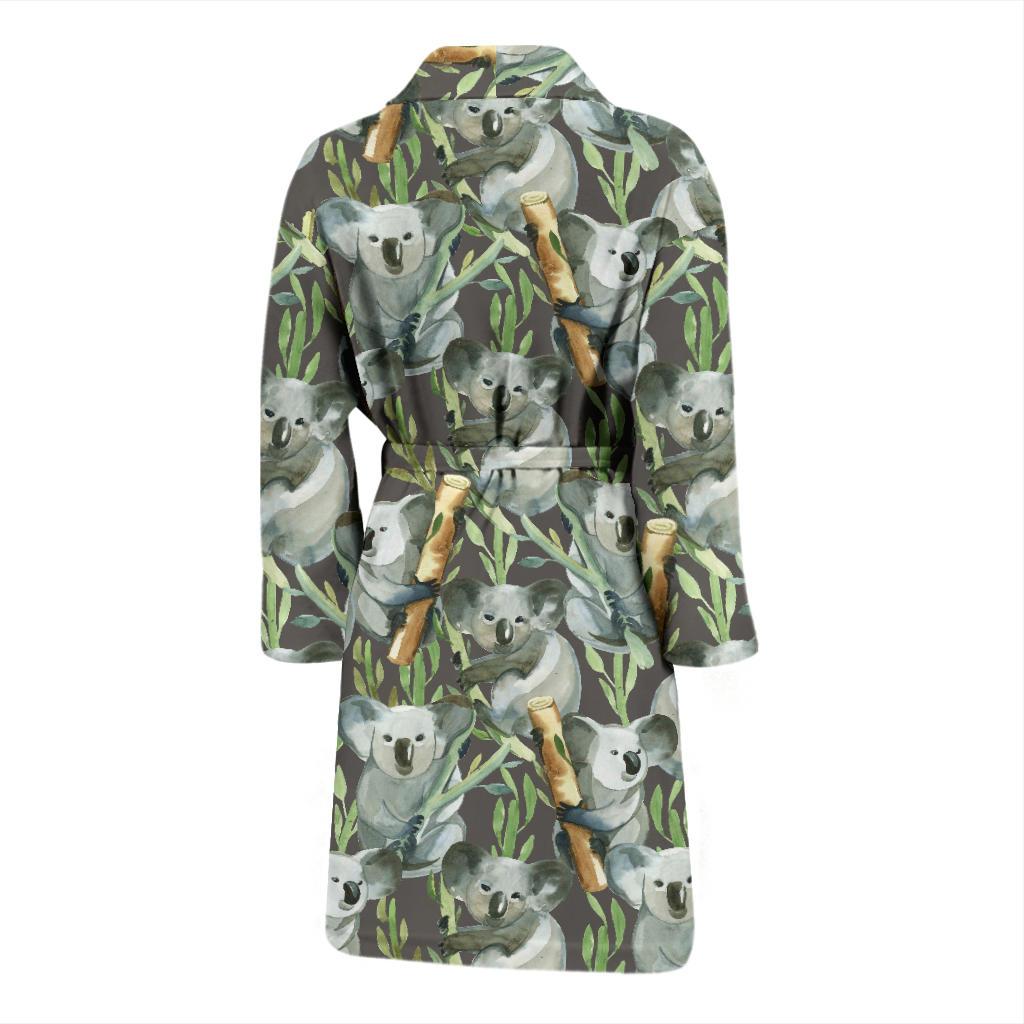 Koala Pattern Design Print Men Bath Robe-JTAMIGO.COM