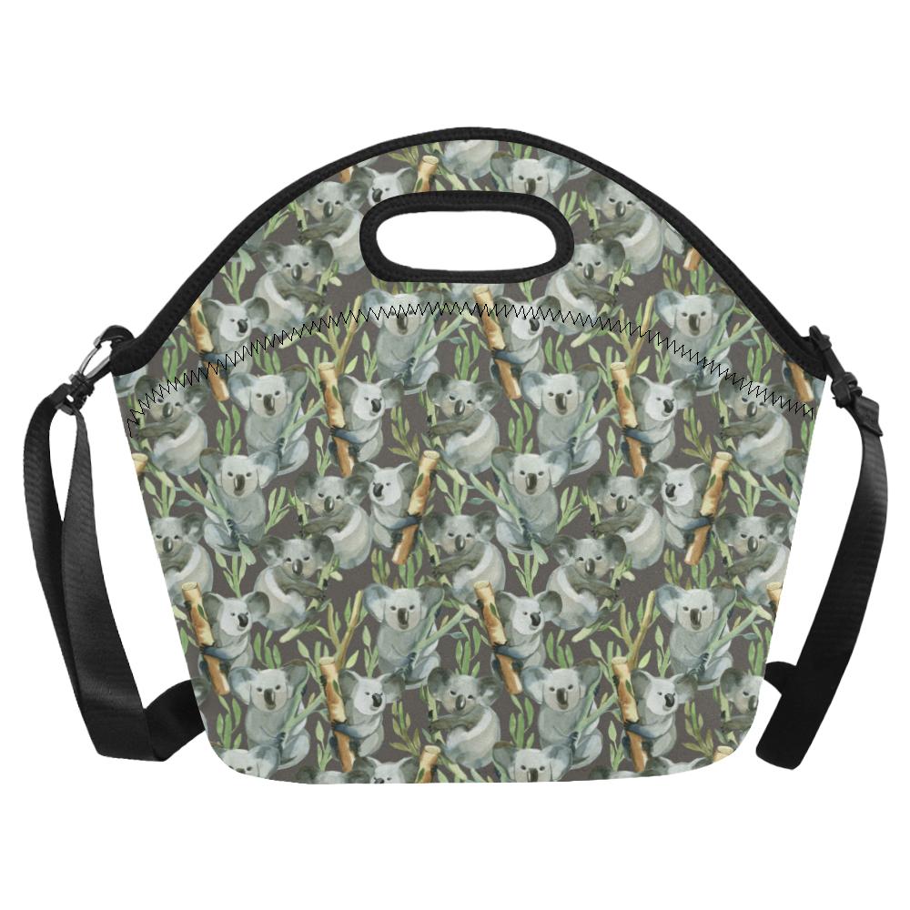 Koala Pattern Design Print Neoprene Lunch Bag (Model 1669)(Large)-JTAMIGO.COM