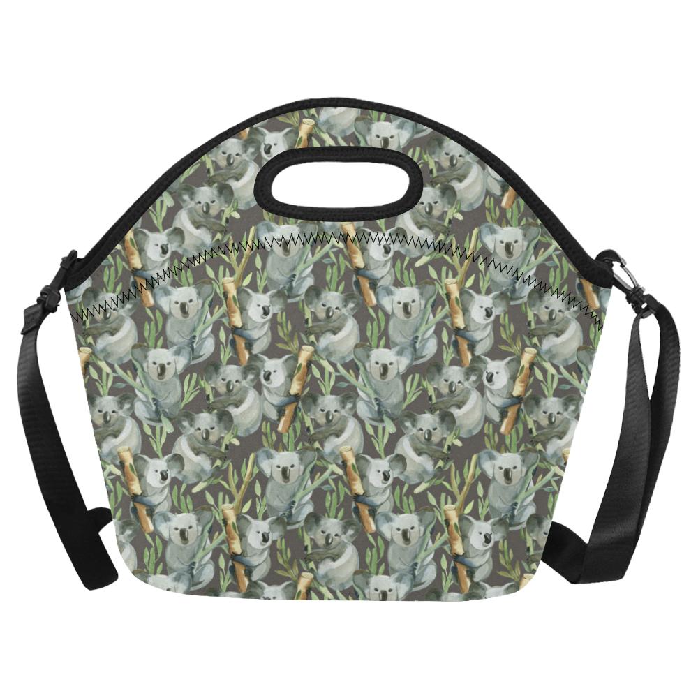 Koala Pattern Design Print Neoprene Lunch Bag (Model 1669)(Large)-JTAMIGO.COM