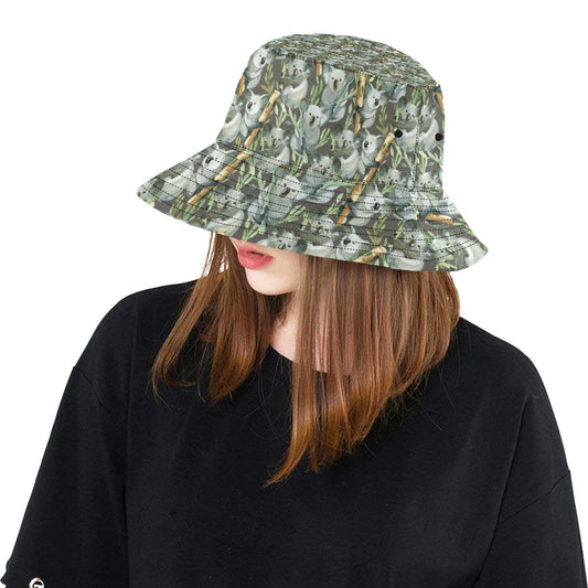 Koala Pattern Design Print Unisex Bucket Hat