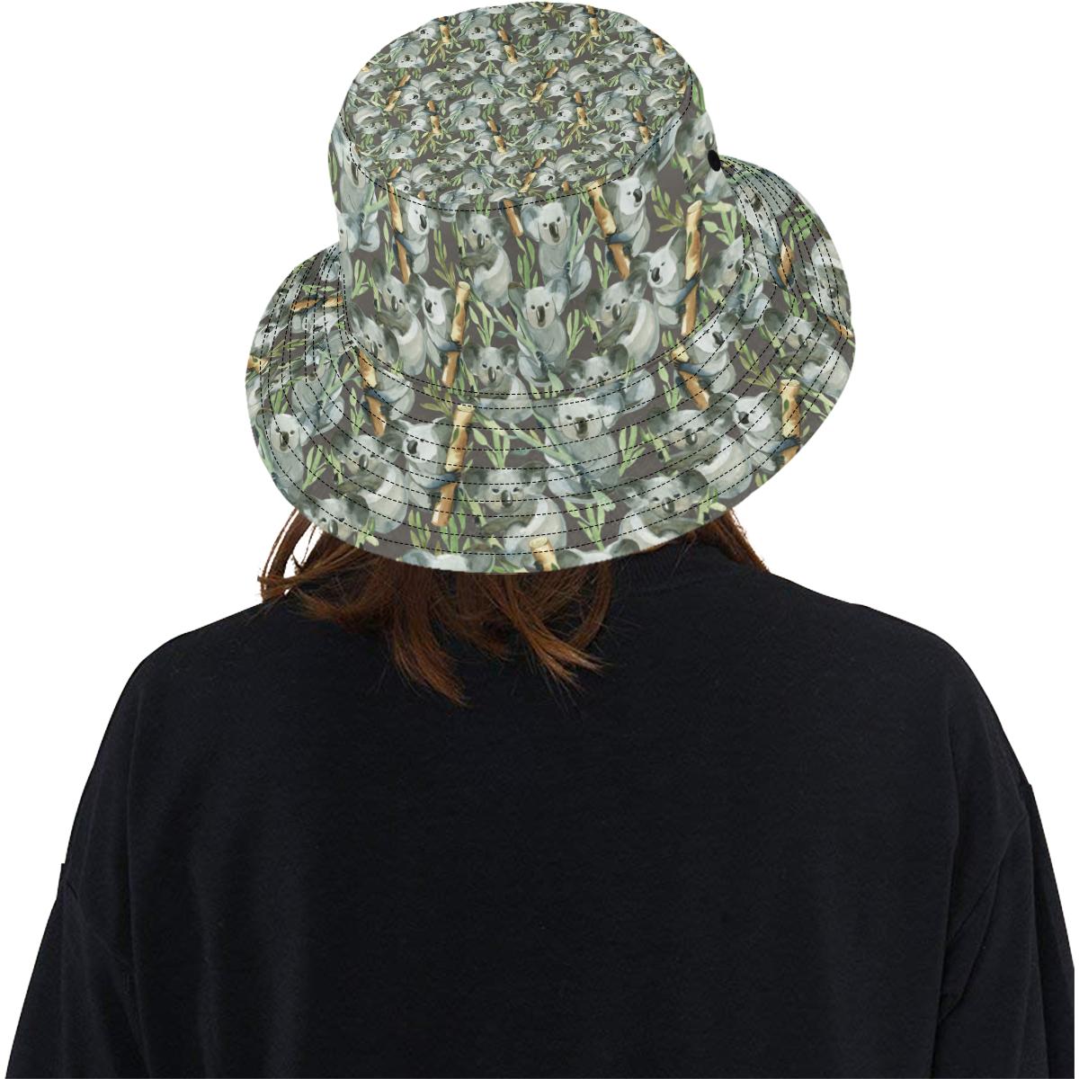 Koala Pattern Design Print Unisex Bucket Hat