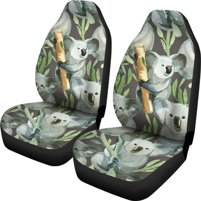 Koala Pattern Design Print Universal Fit Car Seat Covers