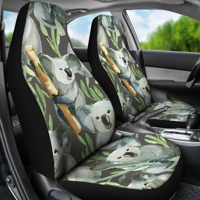 Koala Pattern Design Print Universal Fit Car Seat Covers