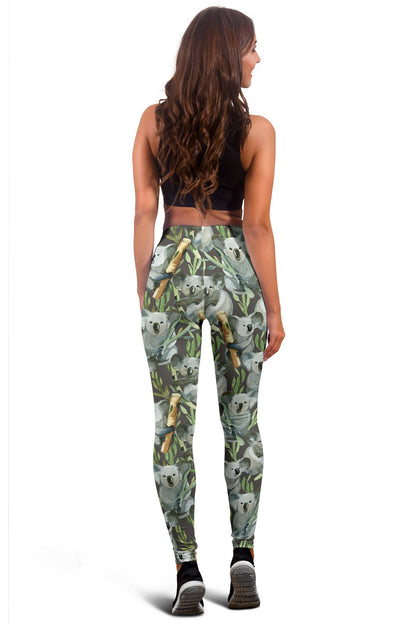 Koala Pattern Design Print Women Leggings