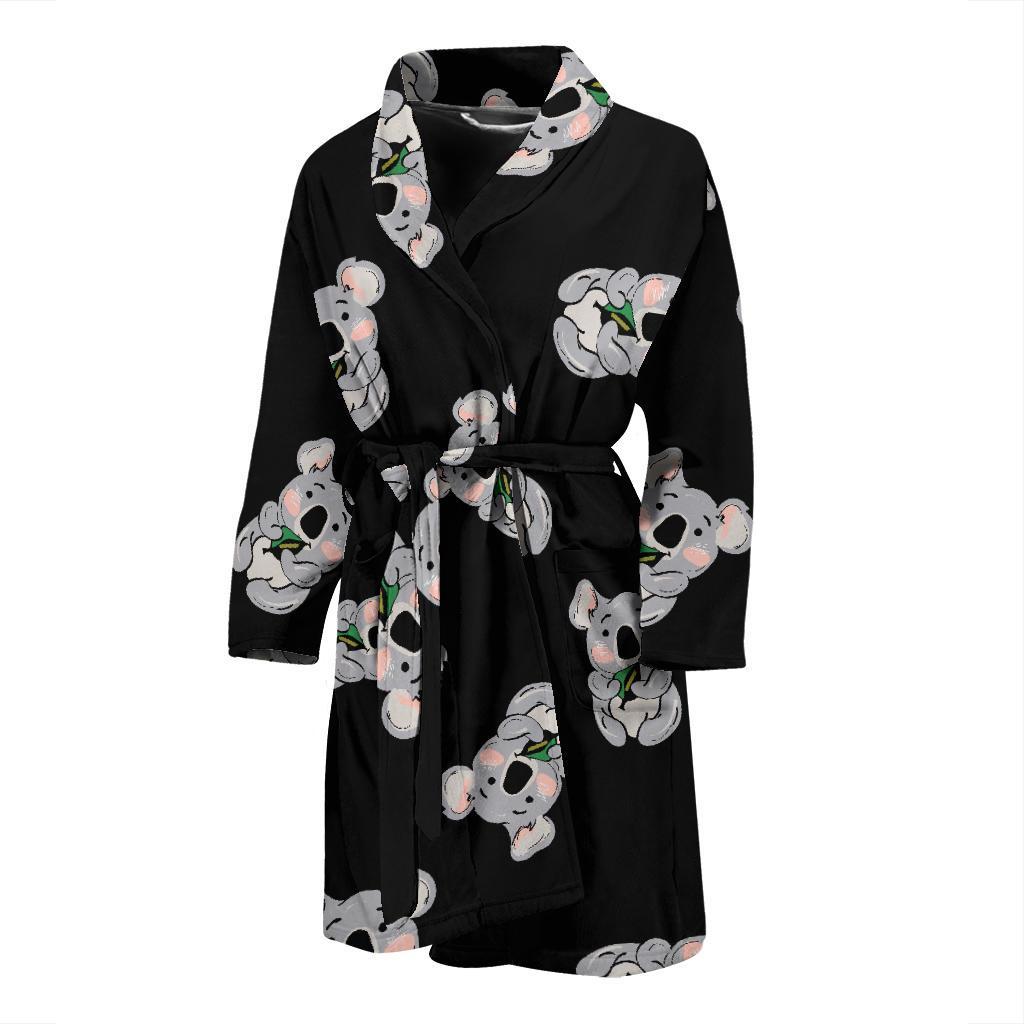 Koala Pattern Print Design 05 Men Bathrobe-JORJUNE.COM