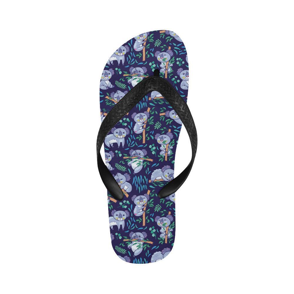 Koala Themed Design Print Flip Flops-JTAMIGO.COM
