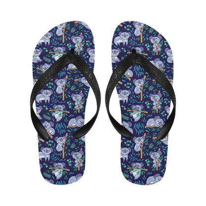 Koala Themed Design Print Flip Flops-JTAMIGO.COM