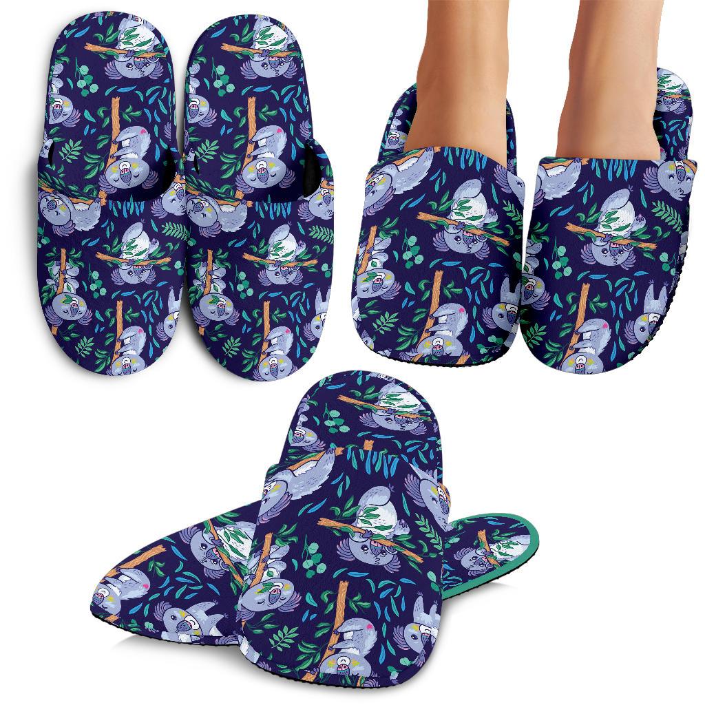 Koala Themed Design Print House Slippers