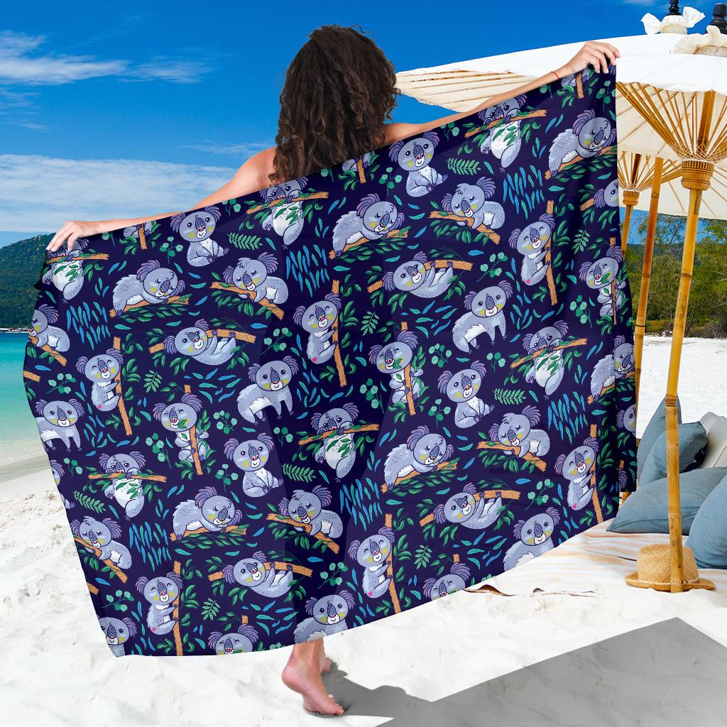 Koala Themed Design Print Sarong Pareo Wrap