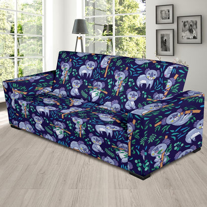Koala Themed Design Print Sofa Slipcover-JTAMIGO.COM