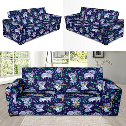 Koala Themed Design Print Sofa Slipcover-JTAMIGO.COM