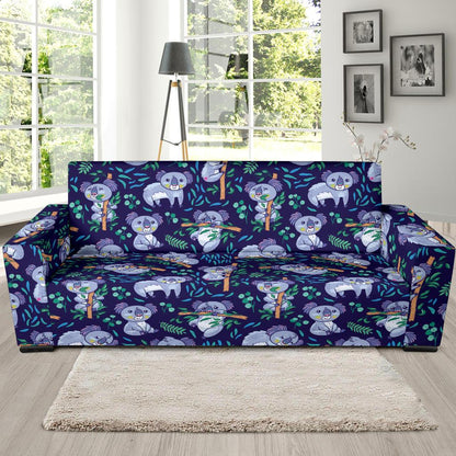Koala Themed Design Print Sofa Slipcover-JTAMIGO.COM