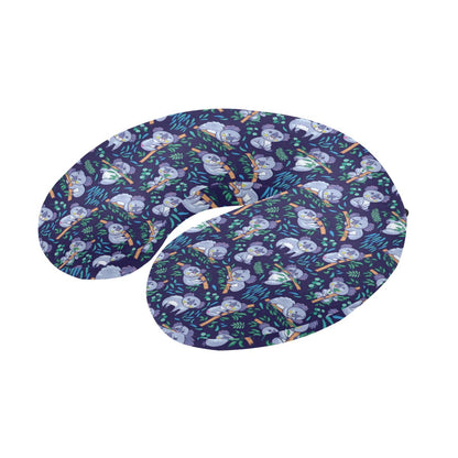 Koala Themed Design Print U-Shaped Travel Neck Pillow-JTAMIGO.COM