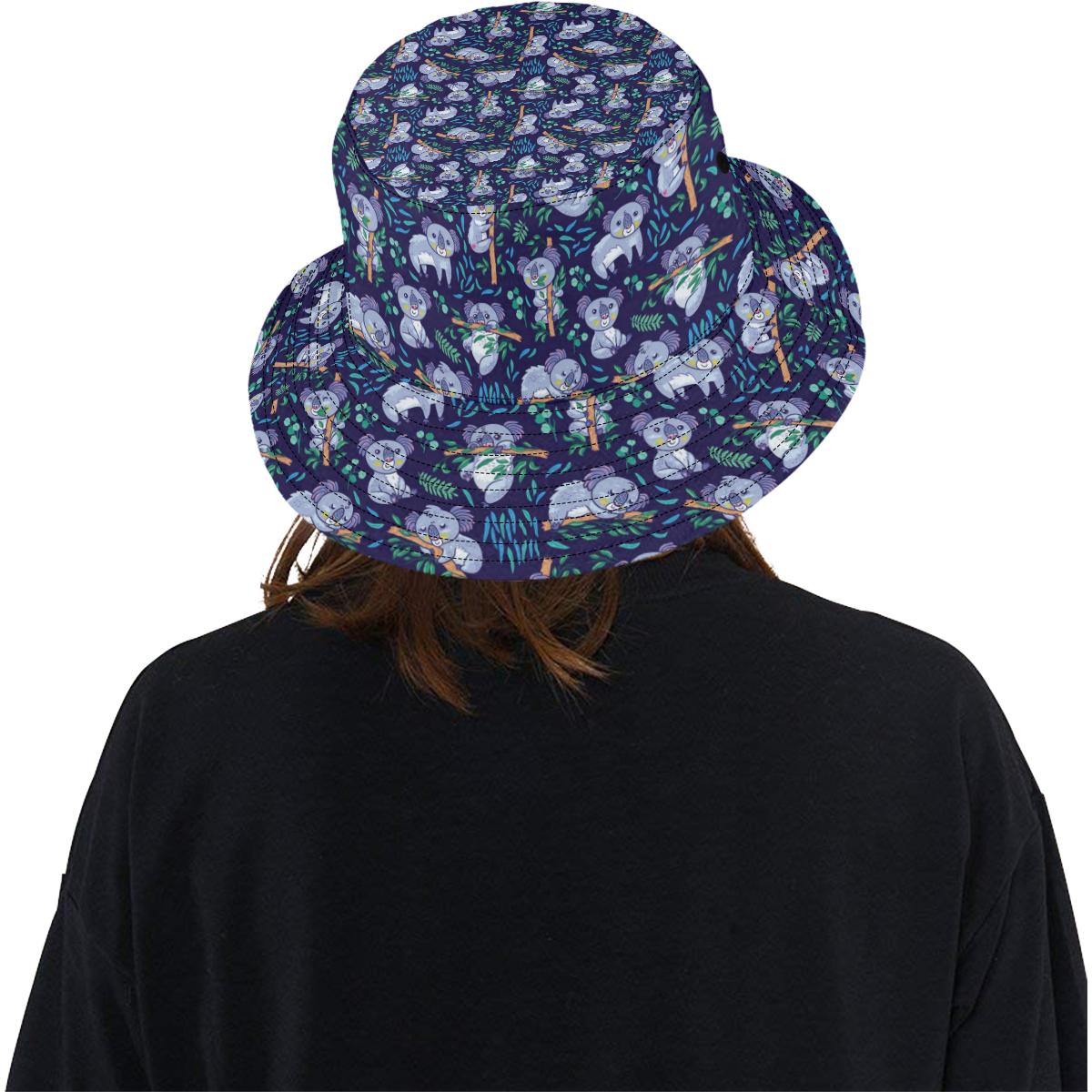 Koala Themed Design Print Unisex Bucket Hat