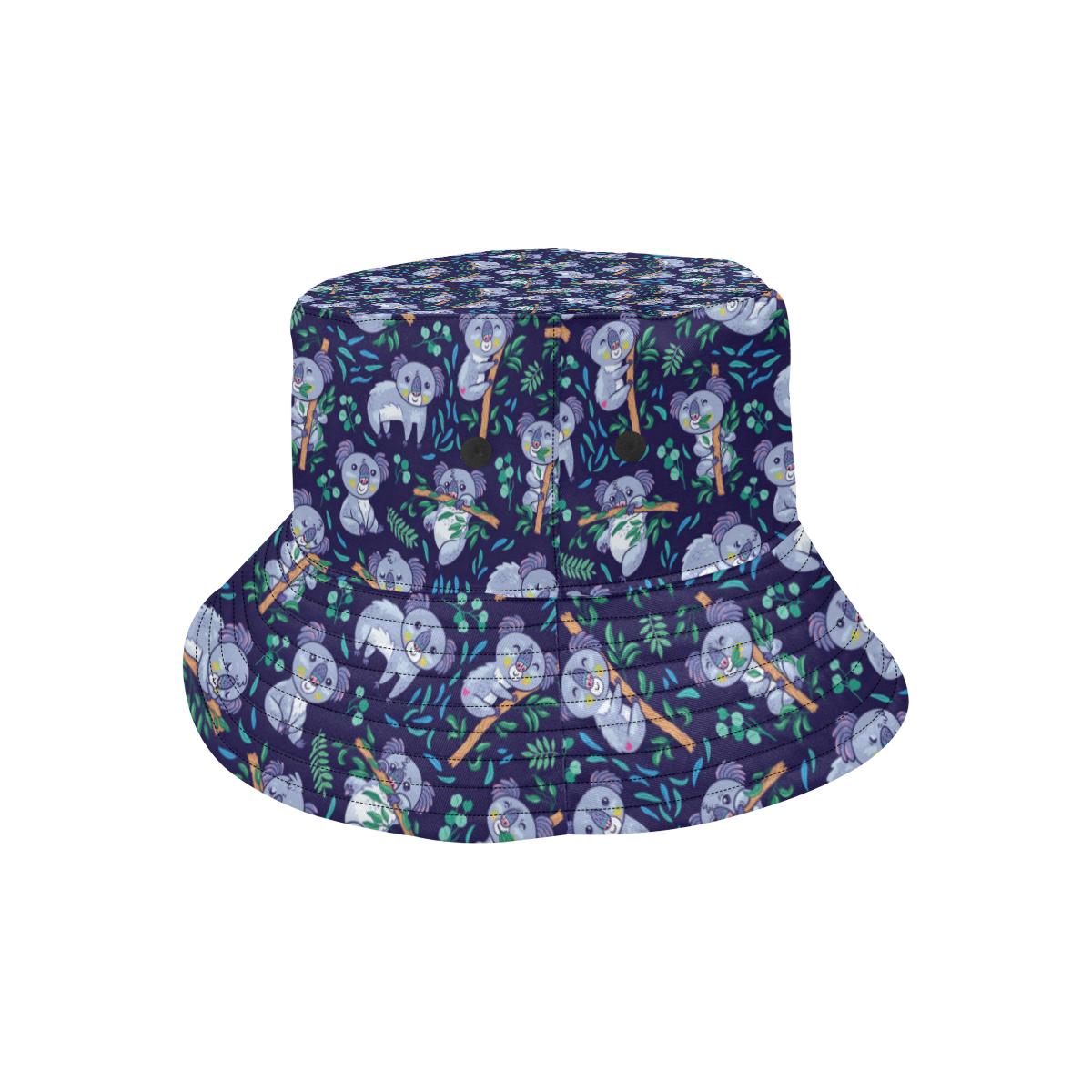 Koala Themed Design Print Unisex Bucket Hat