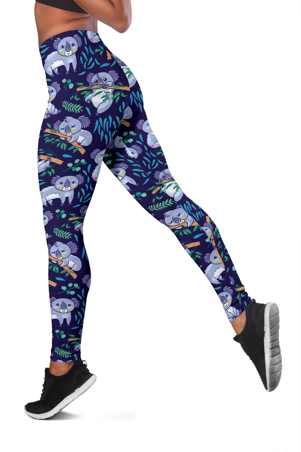 Koala Themed Design Print Women Leggings