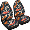 Koi Carp Cute Design Themed Print Universal Fit Car Seat Covers