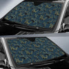 Koi Carp Gold Design Themed Print Car Sun Shade For Windshield