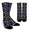 Koi Carp Pattern Design Themed Print Crew Socks
