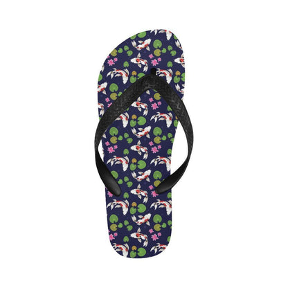 Koi Carp Pattern Design Themed Print Flip Flops-JTAMIGO.COM