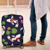 Koi Carp Pattern Design Themed Print Luggage Cover Protector