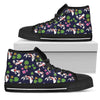 Koi Carp Pattern Design Themed Print Women High Top Shoes