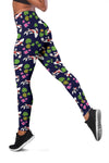 Koi Carp Pattern Design Themed Print Women Leggings