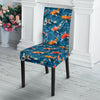 Koi Carp Water Design Themed Print Dining Chair Slipcover-JTAMIGO.COM