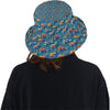 Koi Carp Water Design Themed Print Unisex Bucket Hat