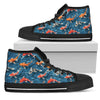 Koi Carp Water Design Themed Print Women High Top Shoes