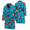 Ladybug Action Print Pattern Men Bath Robe-JTAMIGO.COM