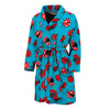 Ladybug Action Print Pattern Men Bath Robe-JTAMIGO.COM