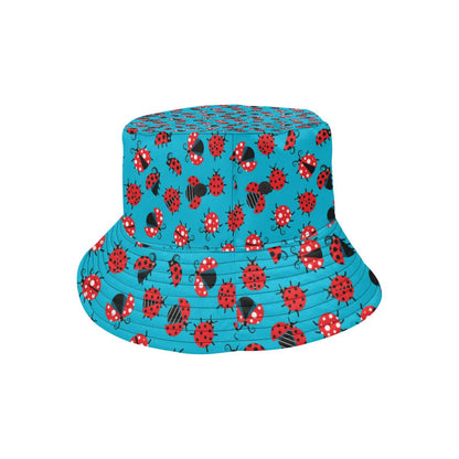 Ladybug Action Print Pattern Unisex Bucket Hat