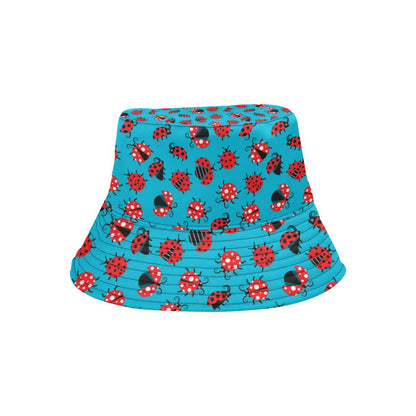Ladybug Action Print Pattern Unisex Bucket Hat