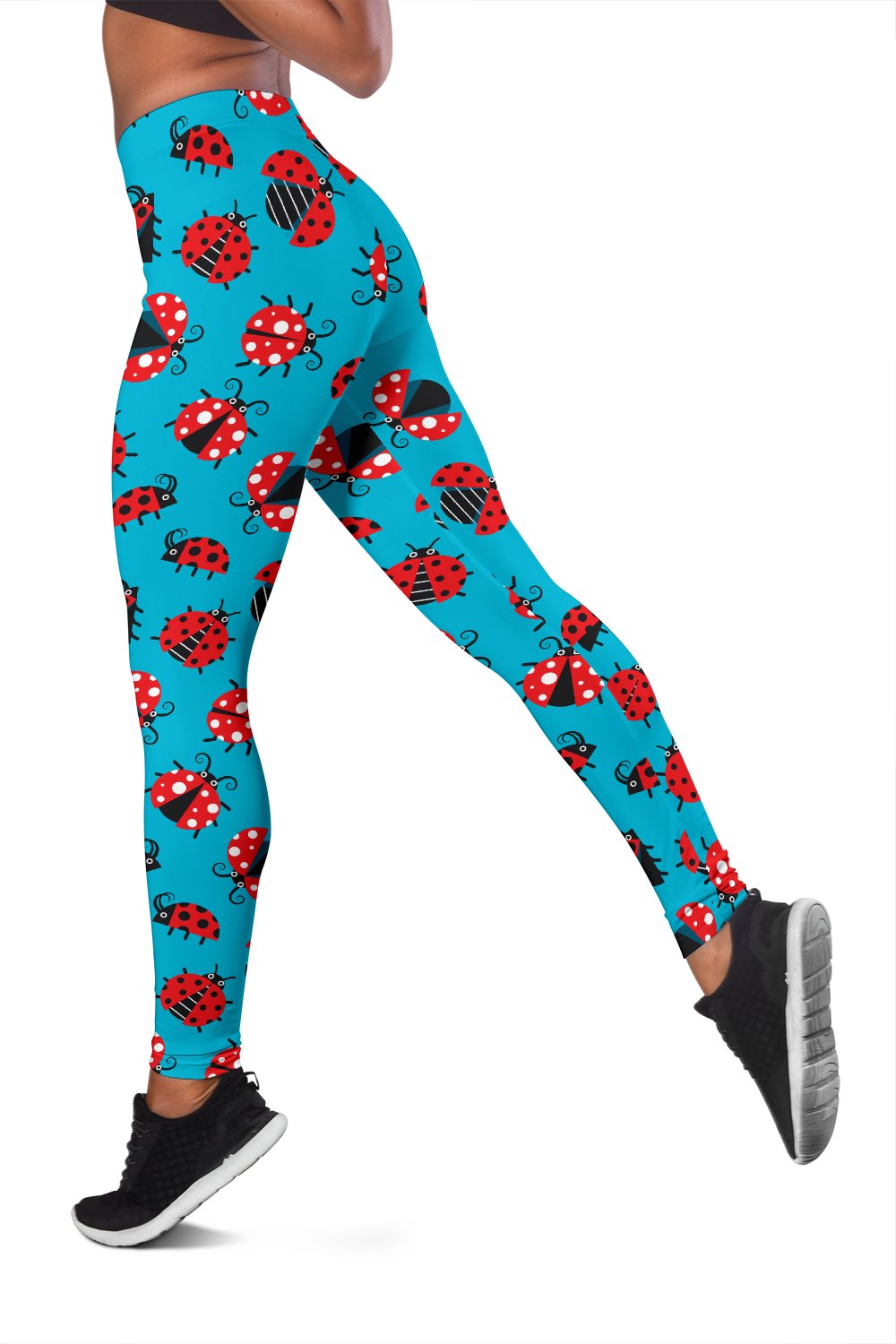 Ladybug Action Print Pattern Women Leggings