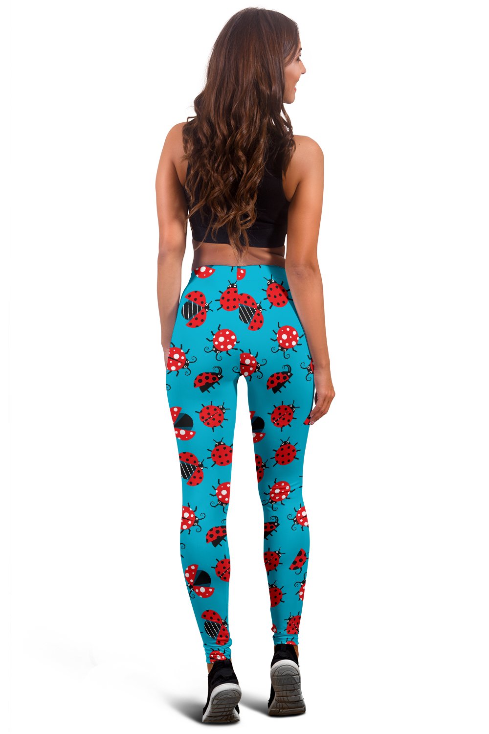 Ladybug Action Print Pattern Women Leggings