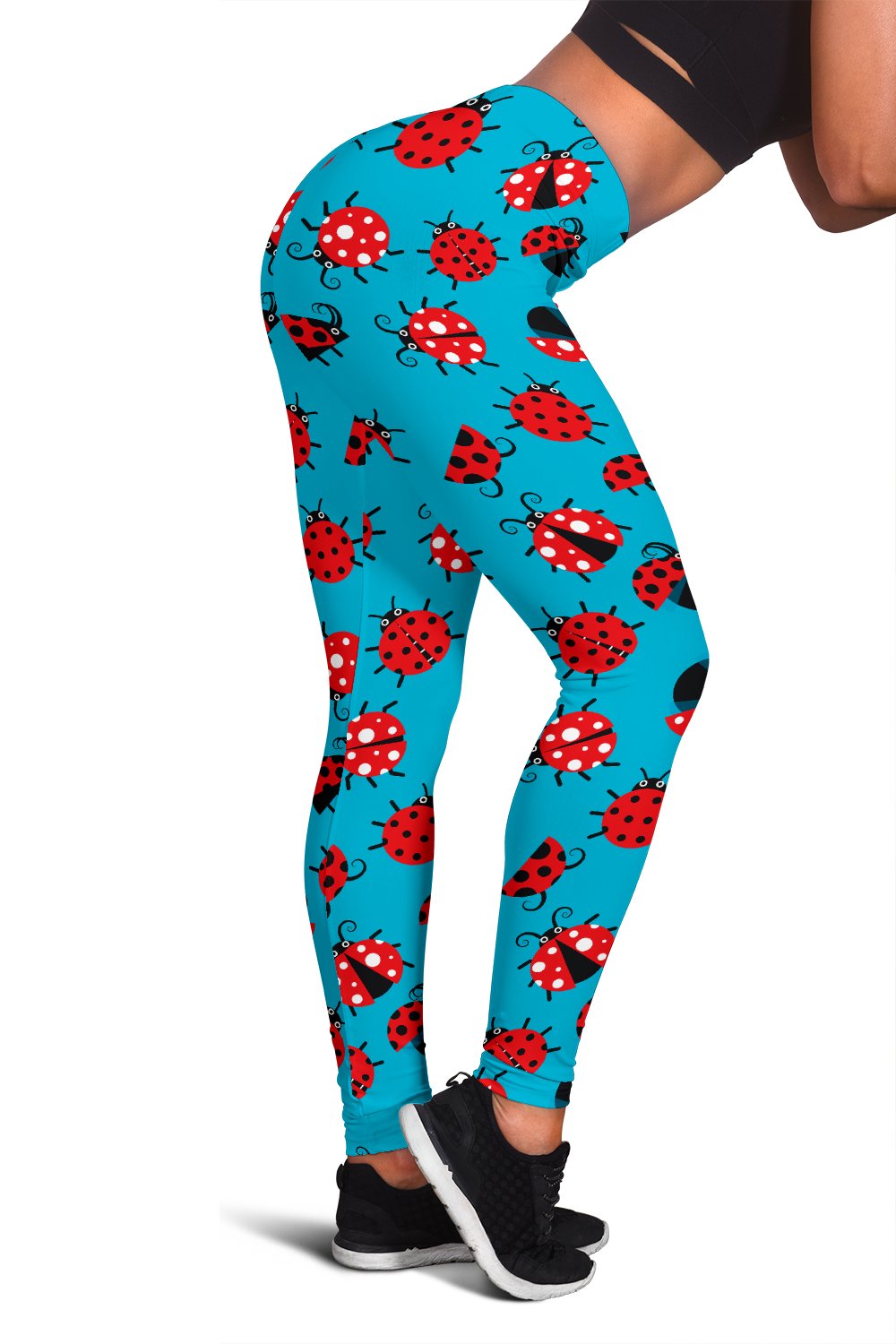 Ladybug Action Print Pattern Women Leggings