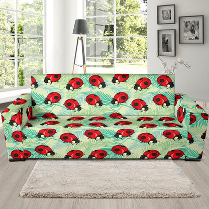 Ladybug Cute Print Pattern Sofa Slipcover-JTAMIGO.COM