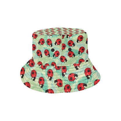 Ladybug Cute Print Pattern Unisex Bucket Hat