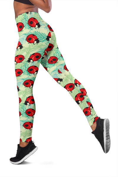 Ladybug Cute Print Pattern Women Leggings