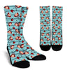 Ladybug Happy Print Pattern Crew Socks