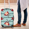 Ladybug Happy Print Pattern Luggage Cover Protector