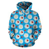 Ladybug with Daisy Themed Print Pattern Pullover Hoodie